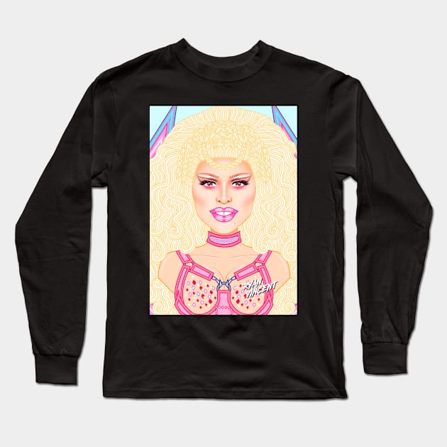 QUEEN Long Sleeve T-Shirt by ryanvincentart